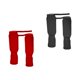 thumbnail image 5 of 2 Pares De Espinilleras Para Empeine Protector De Protección De Entrenamiento L Rojo Y Negro, 5 of 5