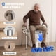 thumbnail image 2 of Elevadores para asiento de inodoro Loyoda, levantados, 400 kg, con asas acolchadas, color gris, 2 of 8