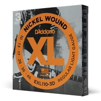 Cuerdas Para Guitarra Eléctrica D'Addario Xl Nickel Exl110-3D 10-46