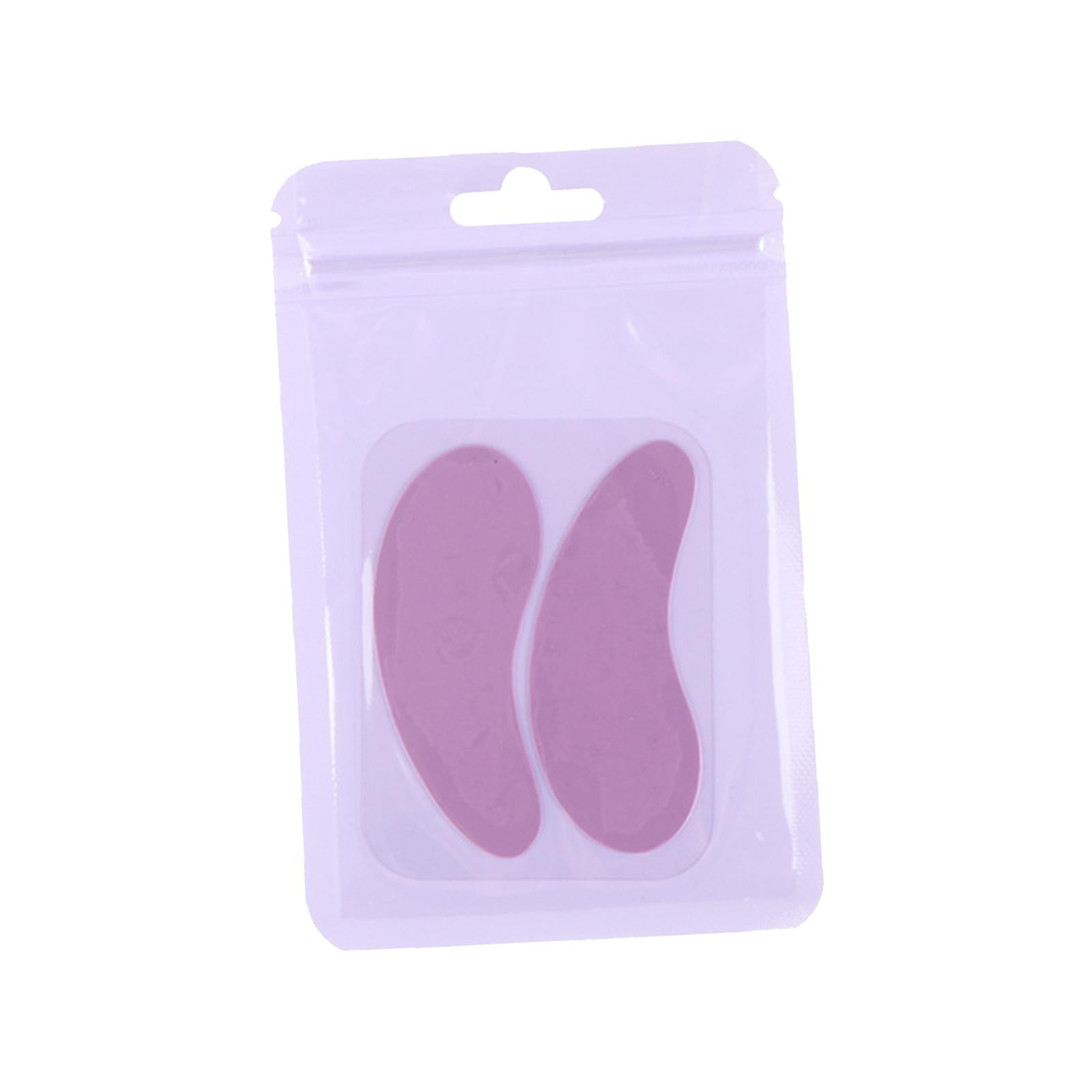 Magideal - Extensión De Pestañas Debajo De Las Almohadillas Para Los Ojos Parches Para Los Ojos Salón Suave Uso En El Hogar Silicona Para Teñir Pestañas Herramie Púrpura