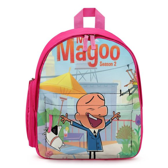Mochila Sr. Magoo Escolar Infantil Rosa