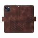 thumbnail image 4 of Carcasa FOXDOCK iPhone 14 de cuero PU, diseño acolchado clásico, protección contra caídas y rayones, 4 of 5