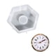 thumbnail image 3 of Relojes Modelos de Silicona Relojes Modelos de Resina Láminas de Silicona Europea para Manualidades Decoración de Oficina Moldeado Adornos de Go Hexágono, 3 of 5