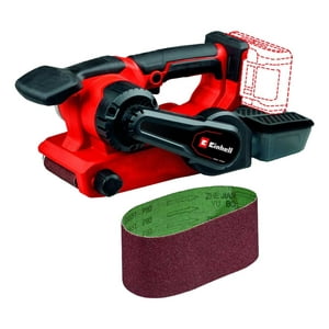Einhell - Lijadora Banda Inal. Tp-Bs 18/457 - Sin Baterías Rojo