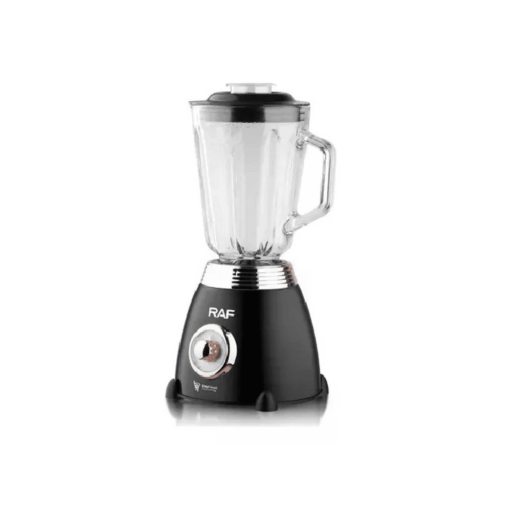 Genérico - Licuadora Jugera Tritura Hielo, Taza De Vidrio, Color Negro