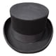 thumbnail image 4 of Sombrero bajo de fieltro de lana negro Hanshow 61 cm, 4 of 7