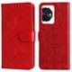 thumbnail image 1 of Funda tipo cartera FOXDOCK para Honor 100 , diseño girasol en relieve, cuero PU, cierre magnético, soporte y tarjetero, 1 of 5