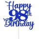 thumbnail image 2 of Decoración para tartas Kaoenla Happy 98th Birthday 98 años, color azul, 2 of 8