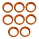 thumbnail image 3 of 8 Uds. Cubiertas Para Ruedas De Equipaje De 2,09 Pulgadas De Diámetro Para Trabajo Pesado, Protección Antiarañazos De Bajo Ruido, Naranja, 3 of 4