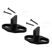 Bothyi - 2 Puertas De Granero Corredizas Duraderas, Guías Para El Piso Inferior, Armario Con Ranuras