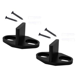 Bothyi - 2 Puertas De Granero Corredizas Duraderas, Guías Para El Piso Inferior, Armario Con Ranuras