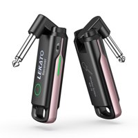 Sistema De Guitarra Inalámbrico Lekato Ws-70 Uhf 70 Canales Rosa