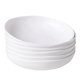 thumbnail image 1 of Juego de 6 platos hondos para pasta ZAROCRUS de 23 cm, 1,2 L, melamina blanca, 1 of 5