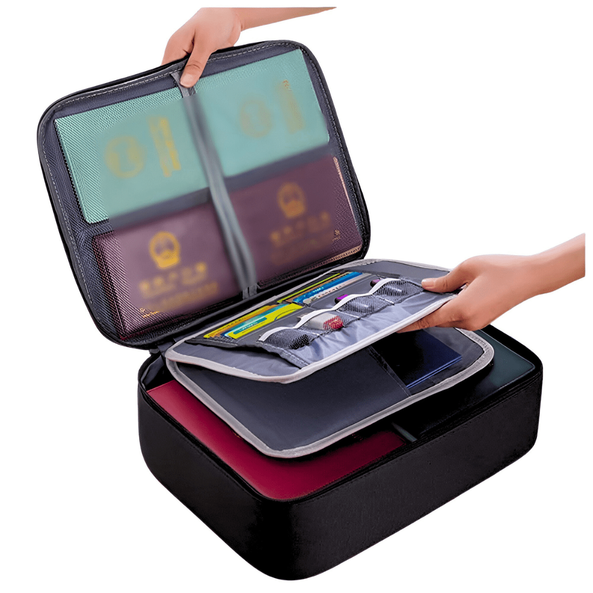 Utazo - Bolso Porta Documentos Tarjetas Pasaporte Equipaje Antirrobo
