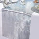 thumbnail image 2 of Caminero de mesa Snowkingdom 33 × 183 cm Plateado con purpurina, 2 of 7
