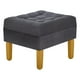 thumbnail image 4 of Sofa Retro 3c + 2 Pouf Felpa 01 Gris, 4 of 6