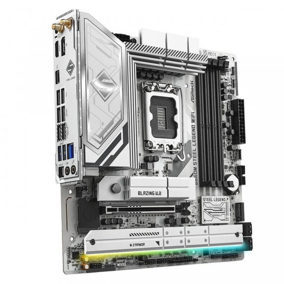 Placa Madre ASRock B860M Steel Legend WiFi LGA 1851 DDR5 PCIe 5.0 mATX