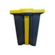 thumbnail image 3 of Basurero Contenedor De Basura 50 Litros Con Pedal- Gris y Amarillo&nbsp;, 3 of 3