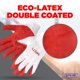 thumbnail image 3 of Guantes de Trabajo STIX-ON Rojo Látex Algodón 300 Pares, 3 of 5