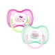 thumbnail image 1 of Pack de 2 chupetes que brillan en la oscuridad, color rosado, 1 of 1