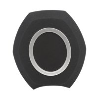 Magideal - Filtro Acústico De Pantalla De Micrófono, Filtro De Micrófono Con Cubierta De Malla, Parabrisas De Sonido Absorbente De Sonido, Protector De Micrófono Negro