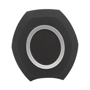 Magideal - Filtro Acústico De Pantalla De Micrófono, Filtro De Micrófono Con Cubierta De Malla, Parabrisas De Sonido Absorbente De Sonido, Protector De Micrófono Negro