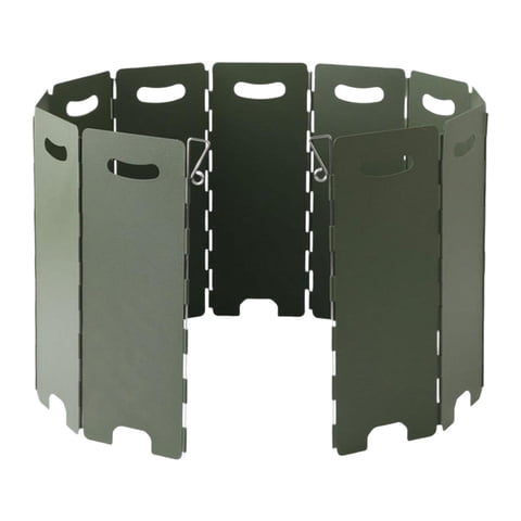 Ioensy - Parabrisas Portátil Para Camping, Quemador, Bloqueador De Viento Para Mochileros, Picnics Y Senderismo.