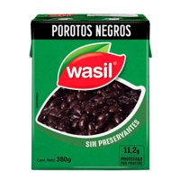 Porotos Negros Listos Para Servir Caja Drenado 230 G - Neto 380 G Wasil