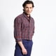 thumbnail image 2 of Camisa Manga Larga Trevira Cuadros Regular Fit rojo S, 2 of 3