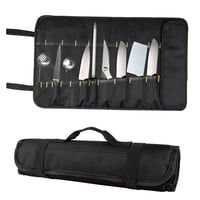 Xusx111 - Herramienta Roll Organizador - 22 Bolsillos Roll Up Bolsa Llave/Pinzas Bolsa Para Artesanía Artesano Electricista Plomero Mecánico, Negro
