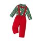 thumbnail image 4 of Disfraz De Navidad Con Pajarita, Trajes De Caballero Para Ni?os, Espectáculo De Ni?os, Botones Y Tirantes, 4 of 5