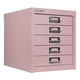thumbnail image 1 of Cajonera Bisley de 5 Cajones de Acero MultiCajón Rosa Pálido, 1 of 4