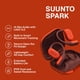 thumbnail image 2 of Audífonos deportivos de oído abierto SUUNTO Spark, ligeros y cómodos, resistentes al agua IP55, hast, 2 of 9