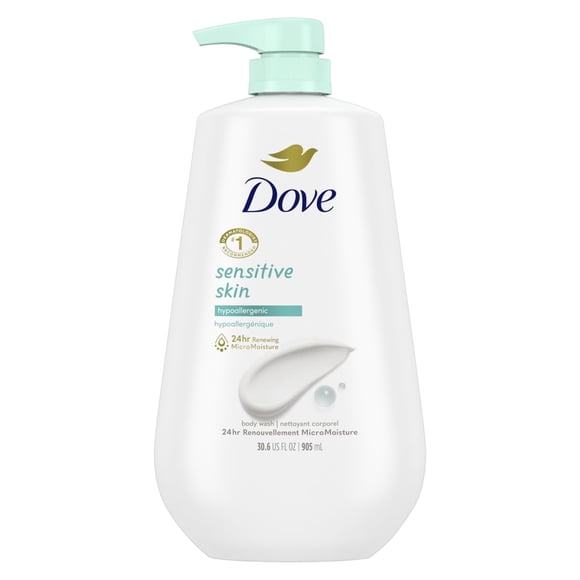 Gel de ducha Jabon Body Wash Dove Sensitive Skin hypoallergenic, 905 ml