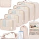 thumbnail image 1 of Set De Cubos Organizadores Para Equipaje De 9 Piezas Color Crema, 1 of 8
