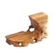 thumbnail image 2 of Base De Madera Retro Para Maceta, Soporte Estable De Madera Maciza Para Decoración Del Hogar, Medio Círculo, 2 of 5