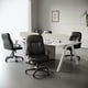 thumbnail image 2 of Silla Boss Office Products B8106 Executive de cuero negro, 2 of 9