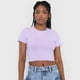thumbnail image 3 of Polera Mujer Manga Corta Crop Cotton Spx Lila Corona, 3 of 5