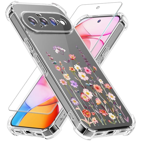 Funda GSDCB para Google Pixel 11 TPU delgada y resistente a golpes, transparente