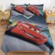 thumbnail image 4 of Cartoon Cars Lightning McQueen King Bedding Set - 3Piece Kids Bedding, 4 of 5