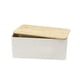 thumbnail image 4 of Panera Metálica con Tapa Bamboo Blanca Simplit, 4 of 7