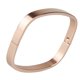 thumbnail image 4 of Para mujer para hombre de acero inoxidable Brecelet pulido brazalete brazalete de oro rosa 6 mm, 4 of 5