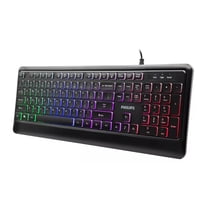 Philips - Teclado Alámbrico Gamer Ingles Spk8294