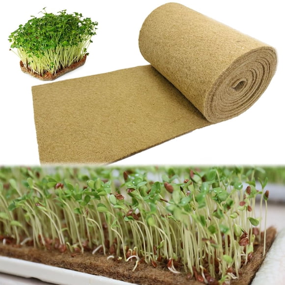 GSZEPSEX Tapete de yute para cultivo de microgreens 25 x 560 cm, rollo