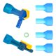 thumbnail image 2 of Kit De Válvulas De Mordida Para Conector De Vejiga De Hidratación, Para Actividades Al Aire Libre, Barbacoa, Azul Brillante, 2 of 5