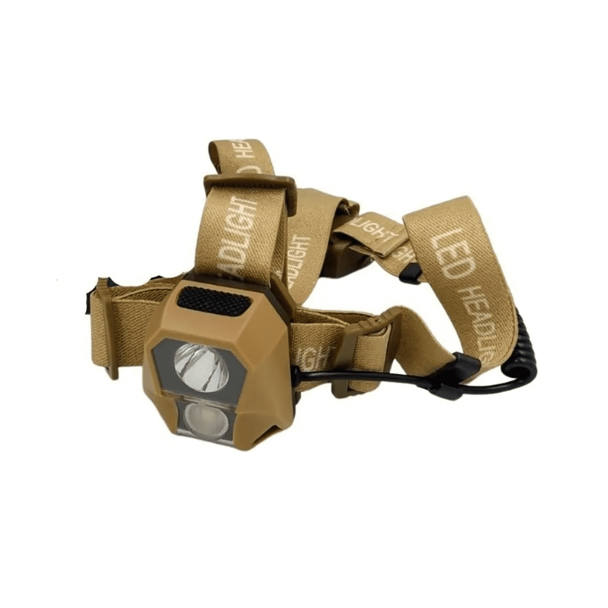 Genérico - Linterna Frontal Luz Led Cintillo Luz Blanca Roja Integrada Luz Blanco Led