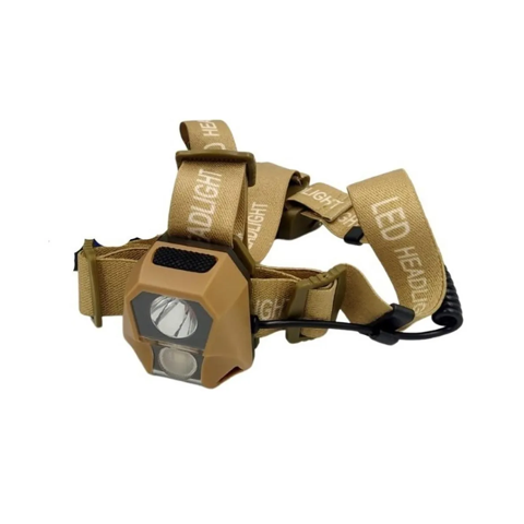 Genérico - Linterna Frontal Luz Led Cintillo Luz Blanca Roja Integrada Luz Blanco Led