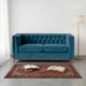 thumbnail image 1 of Sofá Roma 2C Tela Velvet Azul Petróleo, 1 of 6