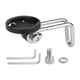 thumbnail image 1 of Soporte de faro de bicicleta de rotación, soporte de lámpara de montaje de horquilla, piezas de Clip, soporte de luz delantera, soporte de linterna de B03S01, 1 of 5
