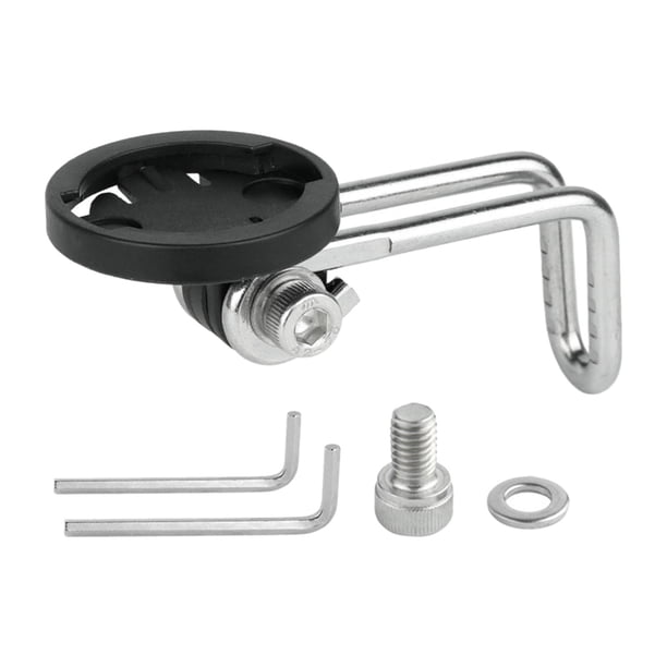 Soporte de faro de bicicleta de rotación, soporte de lámpara de montaje de horquilla, piezas de Clip, soporte de luz delantera, soporte de linterna de B03S01